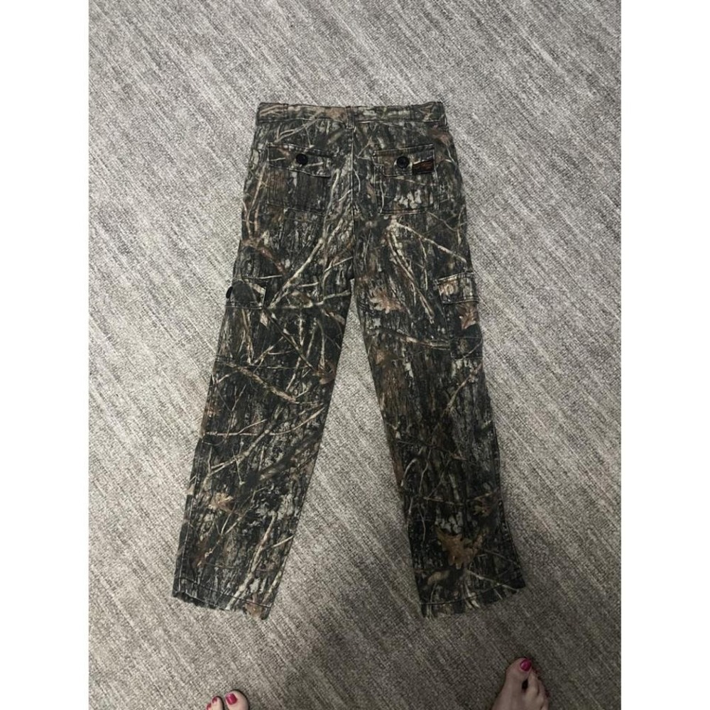 True Grit Camo Cargo Pants Outdoor Hunting Hiking Pockets Size‎ 12 - Picture 4 of 6